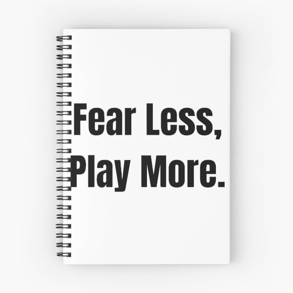 Item preview, Fear Less, Play More.–Football motivational quote. designed and sold by Xypha123.