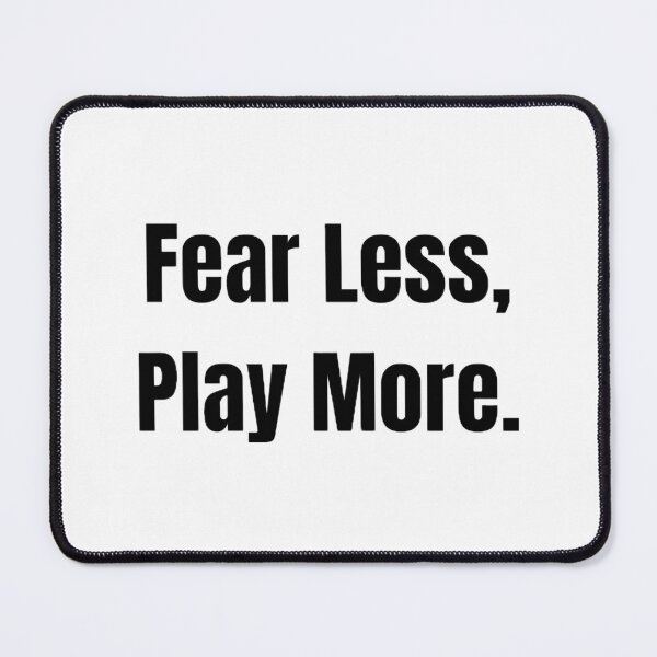 Item preview, Fear Less, Play More.–Football motivational quote. designed and sold by Xypha123.