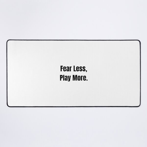 Item preview, Fear Less, Play More.–Football motivational quote. designed and sold by Xypha123.