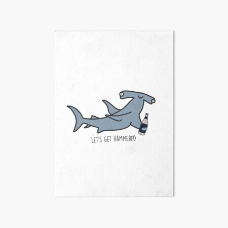 Aperçu de l'œuvre permet d'obtenir un requin marteau martelé créée et vendue par aprilconway.