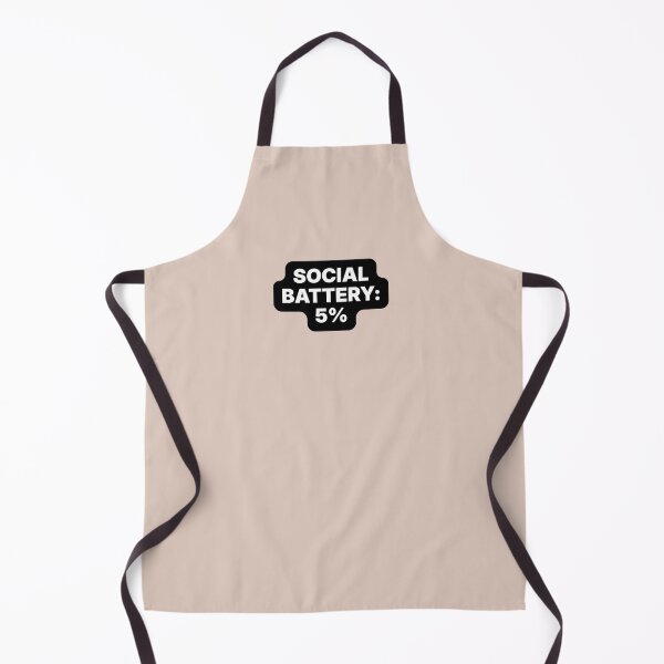 Aperçu de l'œuvre Design Typographique Bold Social Battery 5% créée et vendue par artemiostudio.