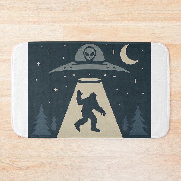Item preview, UFO Takes Bigfoot designed and sold by CryptidOutfittersCo.