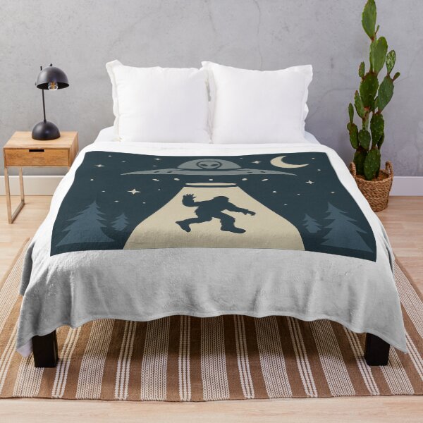 Item preview, UFO Takes Bigfoot designed and sold by CryptidOutfittersCo.