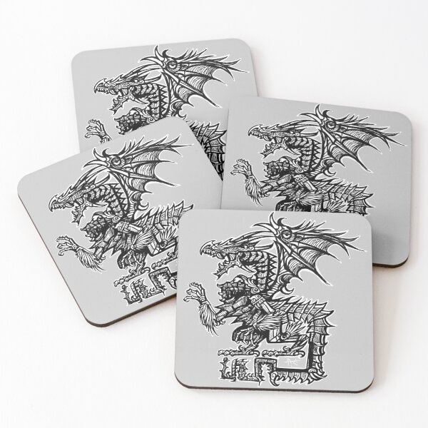 Item preview, red eyes dark dragon prehispanic manga designed and sold by UrielCalavera.