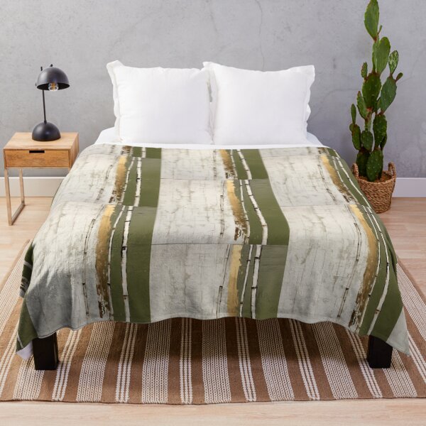 Item preview, Wabi sabi and japandi inspired gold and deep sage abstract herbs designed and sold by filigreedigital.