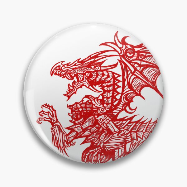 Item preview,  red eyes dark dragon prehispanic red designed and sold by UrielCalavera.