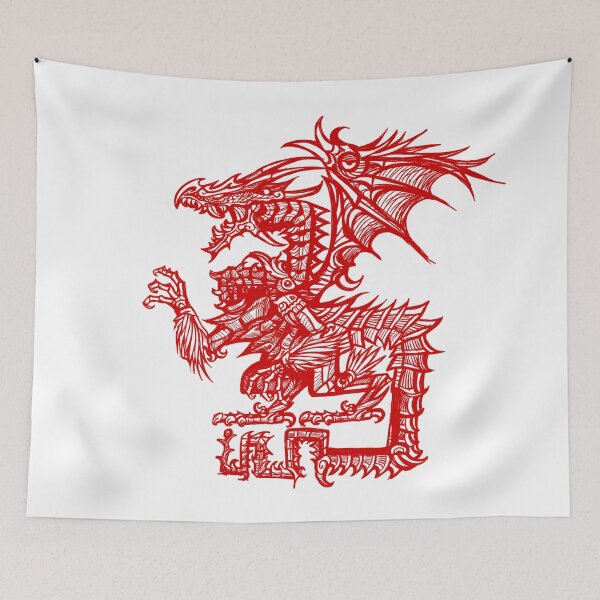 Item preview,  red eyes dark dragon prehispanic red designed and sold by UrielCalavera.