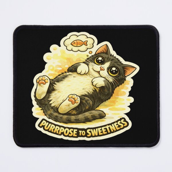 Item preview, Stoner & Psychonaut Cats – Purrpose to Sweetness – Gift for Cat Lovers • Retro Comics • Vintage Halftone designed and sold by JacobKAurumhead.