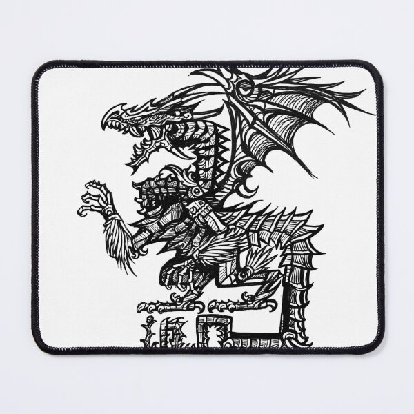 Item preview, ed eyes dark dragon prehispanic designed and sold by UrielCalavera.