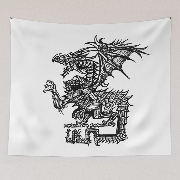 Item preview, ed eyes dark dragon prehispanic  designed and sold by UrielCalavera.
