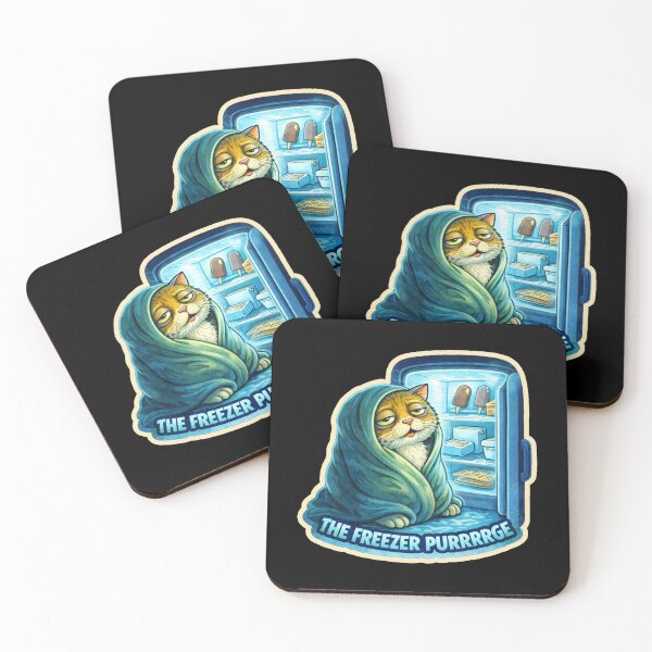 Item preview, Stoner & Psychonaut Cats – The Freezer Purrrge – Gift for Stoners • Retro Comics • Vintage Halftone designed and sold by JacobKAurumhead.