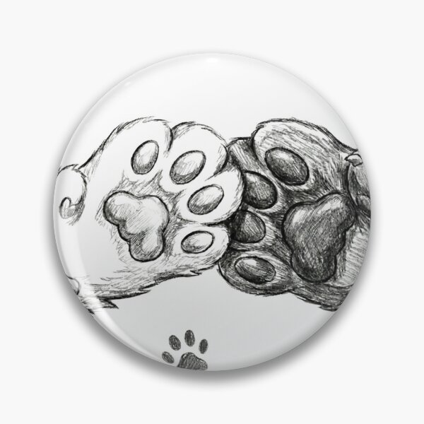 Item preview, Wanna Be My Kitty Forever - Cute Cat Paws Fist Bump Pencil Sketch designed and sold by TeezOfMadness.