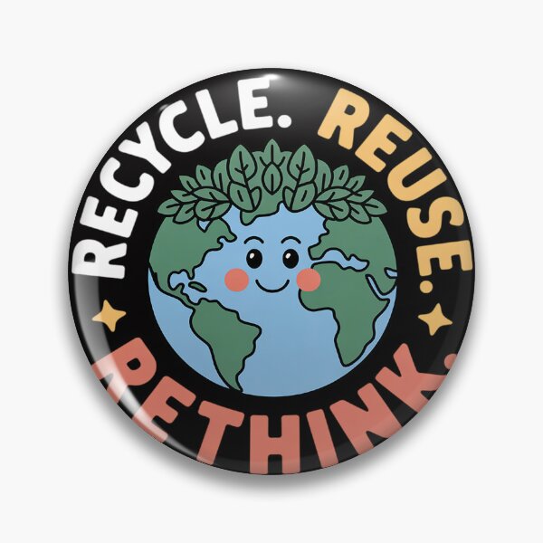 Item preview, Recycle Reuse Renew Rethink Earth Day Environment Kids designed and sold by HermanTricia.