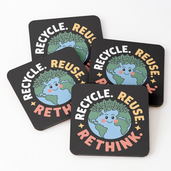 Item preview, Recycle Reuse Renew Rethink Earth Day Environment Kids designed and sold by HermanTricia.