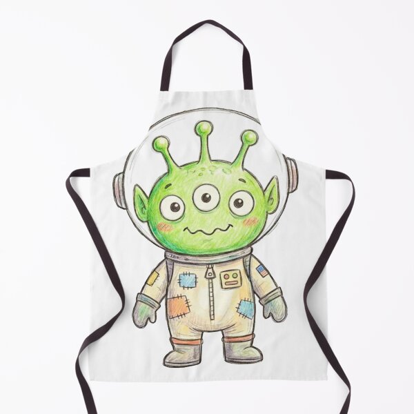 Item preview, Cute Hand-Drawn Alien — Cosmic Cartoon Creature Art designed and sold by unthinkabletees.