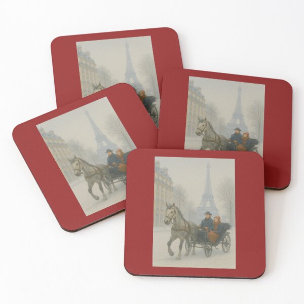 Item preview, Winter Carriage Ride — Paris designed and sold by Novel Works Studio.