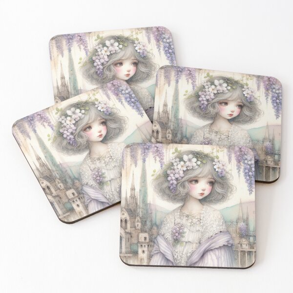 Item preview, Wisteria Girl designed and sold by Beyondnote-Art.