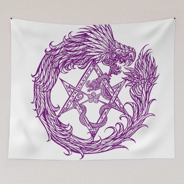 Item preview, Uroboros Quetzalcoatl purple designed and sold by UrielCalavera.