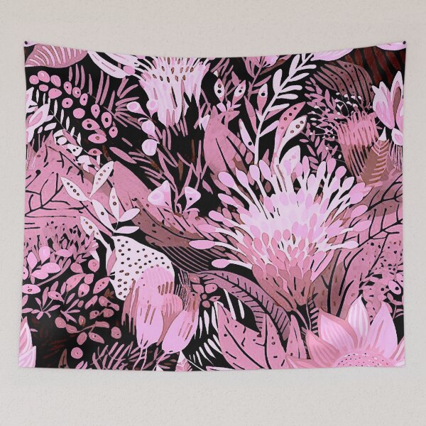 Item preview, Flower Garden in Pink designed and sold by ViaARTfactory.