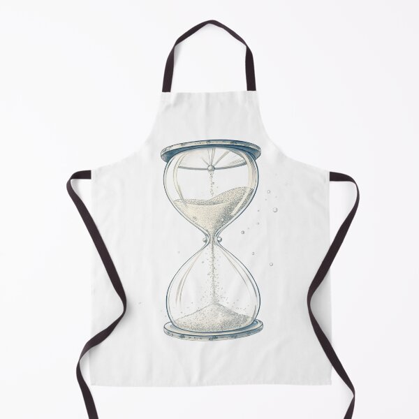 Item preview, Falling Time – Symbolic Hourglass Illustration | Minimalist Concept Art designed and sold by VivoStudio.