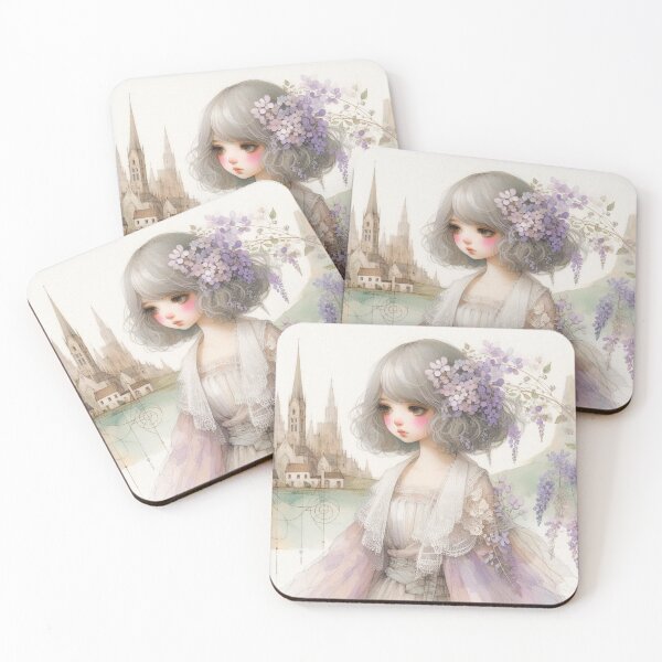 Item preview, Wisteria Girl designed and sold by Beyondnote-Art.