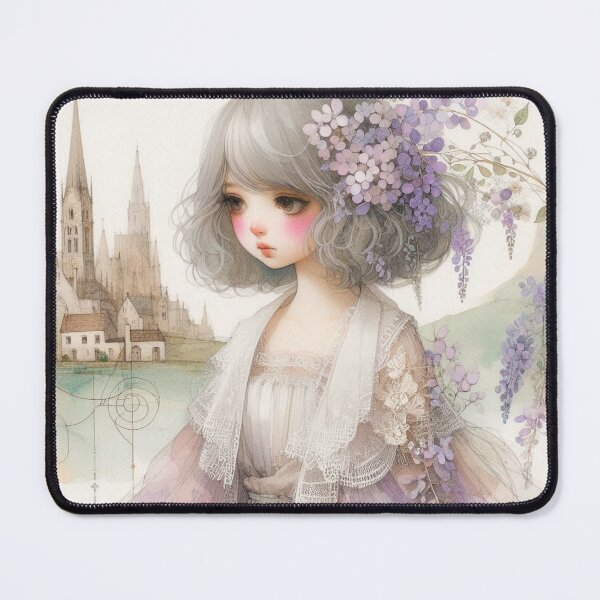 Item preview, Wisteria Girl designed and sold by Beyondnote-Art.