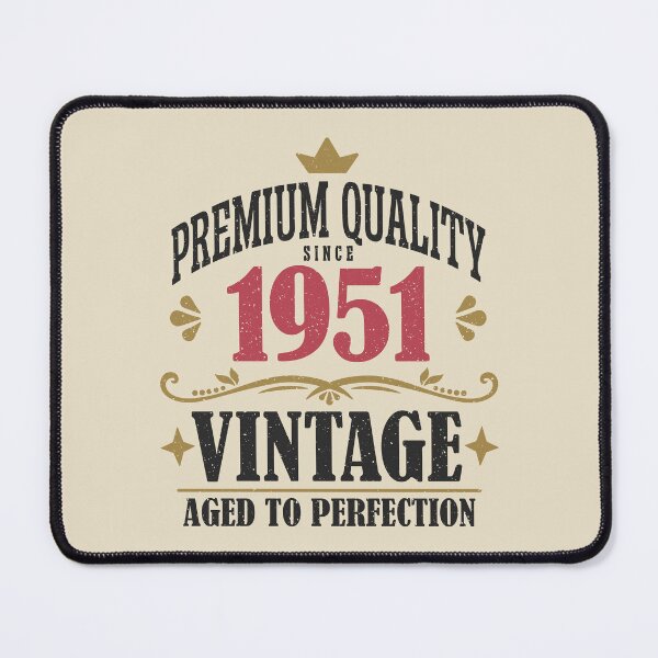 Item preview, 75th Birthday Vintage 1951 Premium Quality 75 Years Old designed and sold by eclecTEEq.