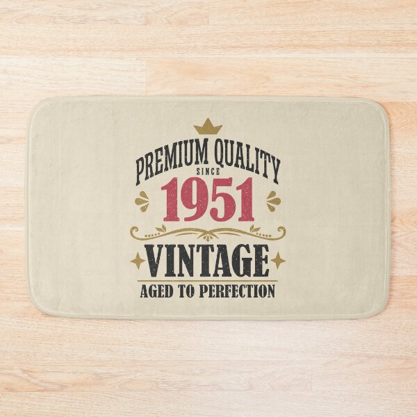 Item preview, 75th Birthday Vintage 1951 Premium Quality 75 Years Old designed and sold by eclecTEEq.