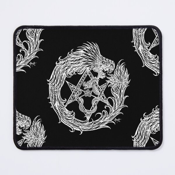 Item preview, Uroboros Quetzalcoatl white designed and sold by UrielCalavera.