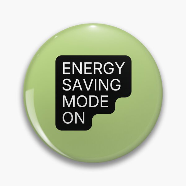 Item preview, Energy Saving Mode On Typography Design designed and sold by artemiostudio.