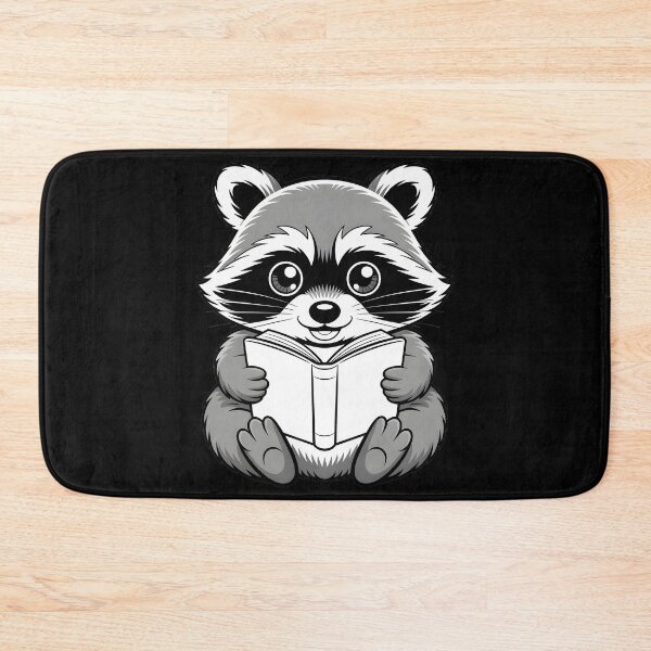 Item preview, Raccoon Reading Book Art designed and sold by Clauxel.