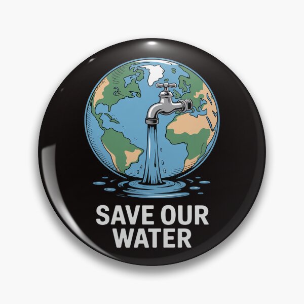 Item preview, Save Our Waters Earth Day Clean Water Conservation designed and sold by cherylbartlett.