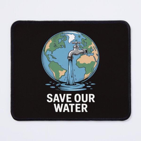 Item preview, Save Our Waters Earth Day Clean Water Conservation designed and sold by cherylbartlett.