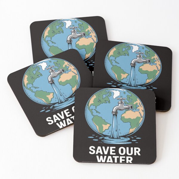 Item preview, Save Our Waters Earth Day Clean Water Conservation designed and sold by cherylbartlett.