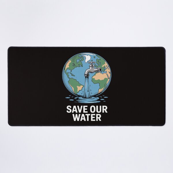 Item preview, Save Our Waters Earth Day Clean Water Conservation designed and sold by cherylbartlett.