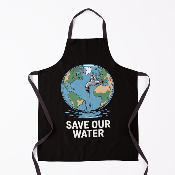 Item preview, Save Our Waters Earth Day Clean Water Conservation designed and sold by cherylbartlett.