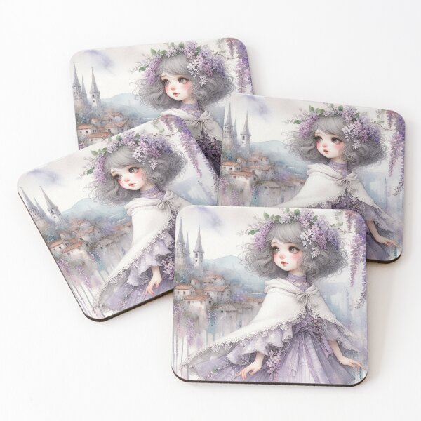 Item preview, Wisteria Girl designed and sold by Beyondnote-Art.