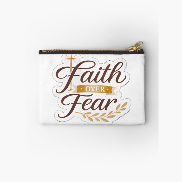 Item preview, Faith Over Fear Inspirational Sticker designed and sold by GraceLuxeStudio.