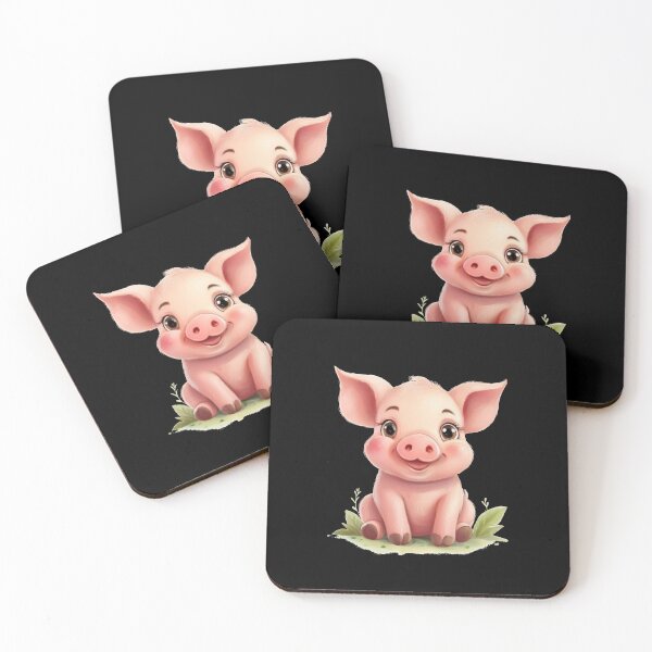 Item preview, Cute Smiling Piggy designed and sold by RockitBaby.