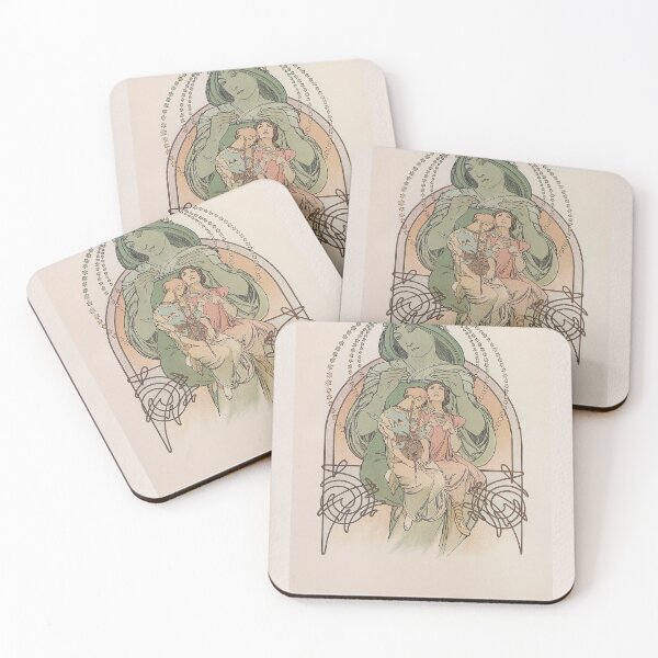 Item preview, Mucha Ilsee Princess Art Nouveau designed and sold by LaFabricaArt.