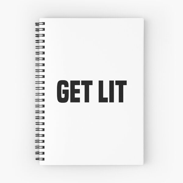 Item preview, Get Lit, Party Typography designed and sold by Memes N Lore .