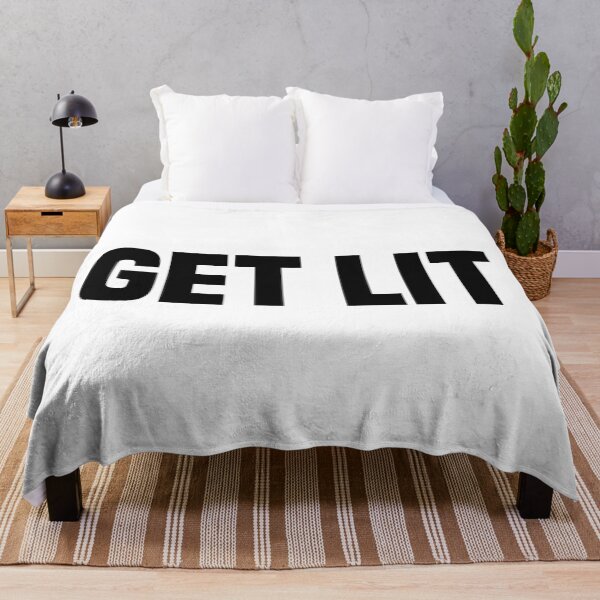 Item preview, Get Lit, Party Typography designed and sold by Memes N Lore .