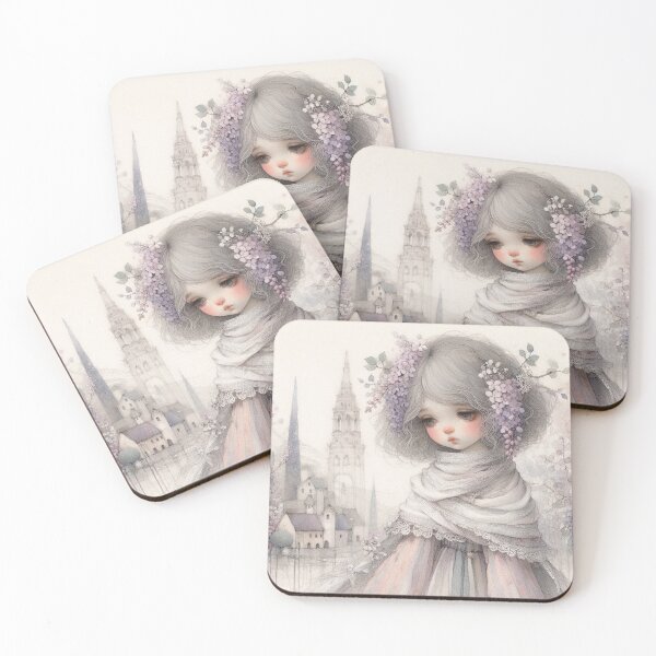 Item preview, Wisteria Girl designed and sold by Beyondnote-Art.