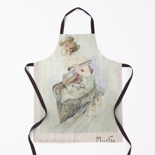 Aperçu de l'œuvre Alphonse Mucha Music Muse Art Nouveau créée et vendue par LaFabricaArt.