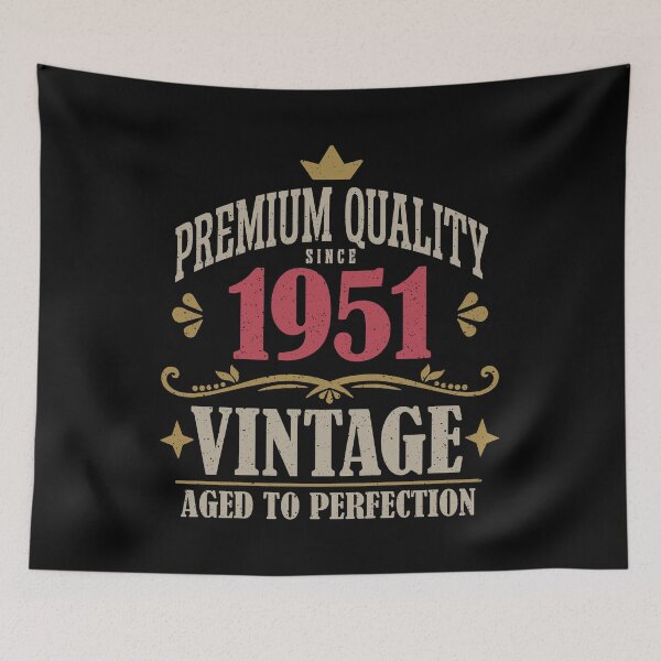 Item preview, 75th Birthday Vintage 1951 Men 75 Years Old designed and sold by eclecTEEq.