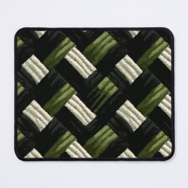 Item preview, Olive Green Chevron Zig Zag Pattern designed and sold by bubblegoth.