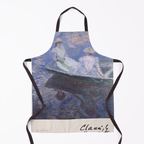 Aperçu de l'œuvre Claude Monet Boat Scene Impressionism créée et vendue par LaFabricaArt.