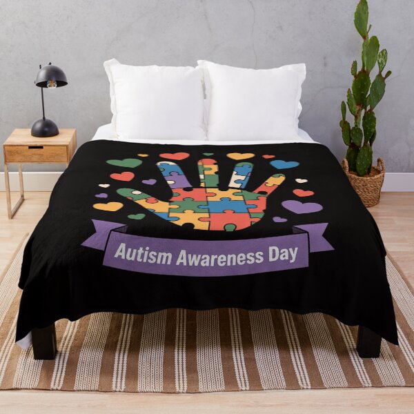 Item preview, Autism Awareness Hand, Puzzle World Autism Awareness Month designed and sold by DarioRosales.