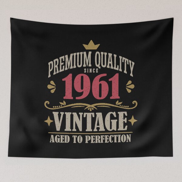 Item preview, 65th Birthday Vintage 1961 Men 65 Years Old designed and sold by eclecTEEq.