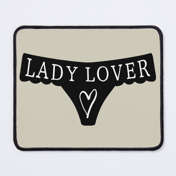 Item preview, Cute Lesbian Panties Lady Lover Black White designed and sold by TackyTime.